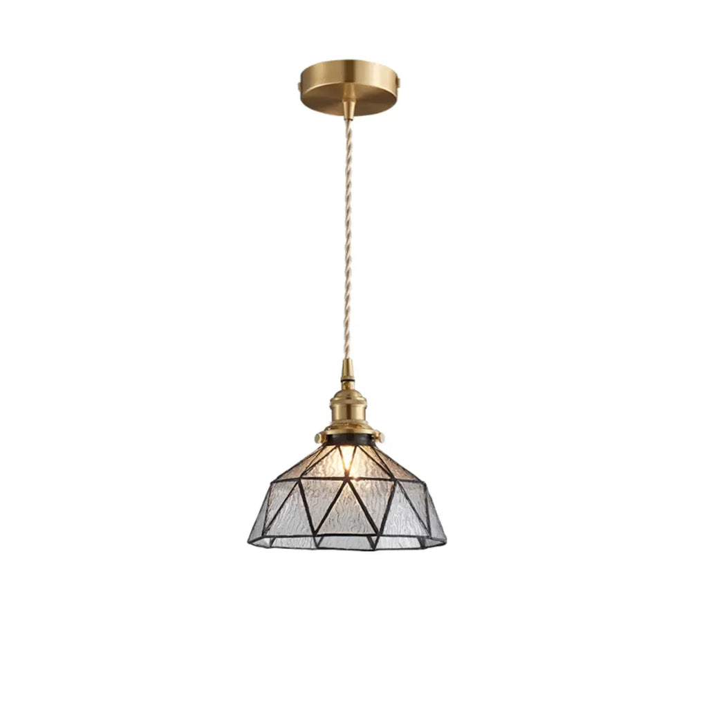 Modern Height Adjustable Blue Glass Kitchen Pendant Lighting