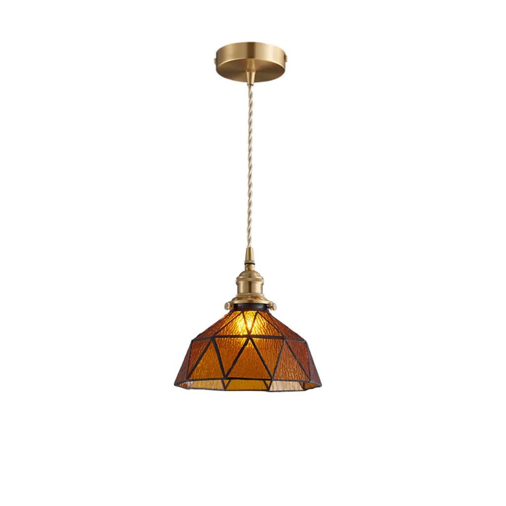 Modern Height Adjustable Blue Glass Kitchen Pendant Lighting