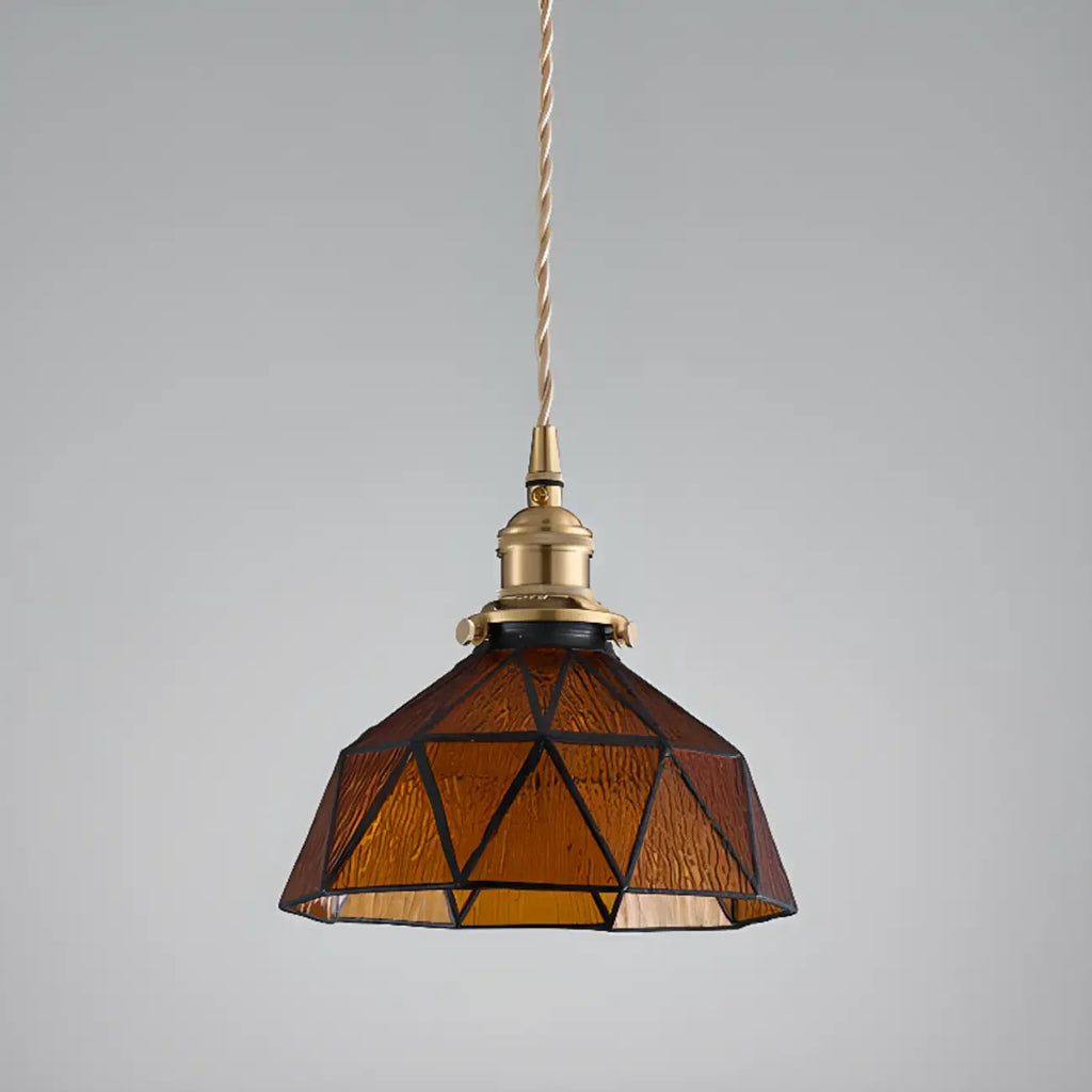 Modern Height Adjustable Blue Glass Kitchen Pendant Lighting