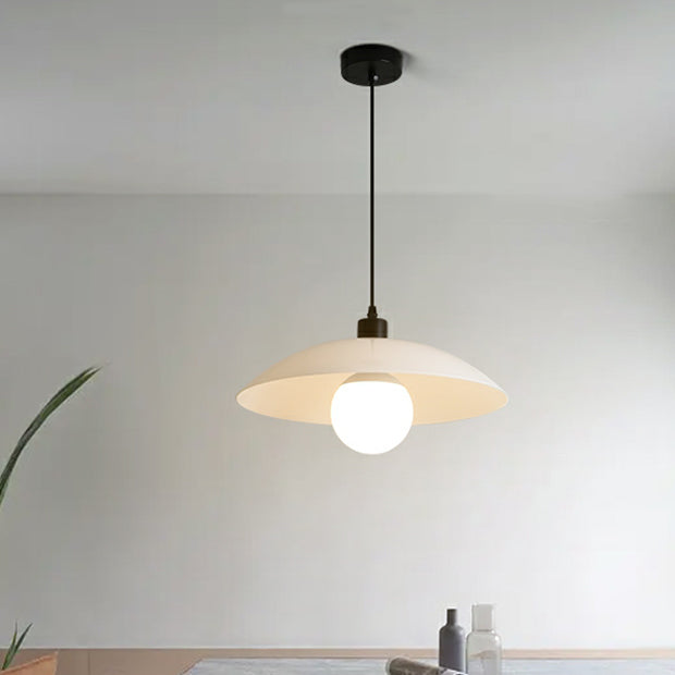 Modern White Glass Adjustable Dining Pendant Lighting