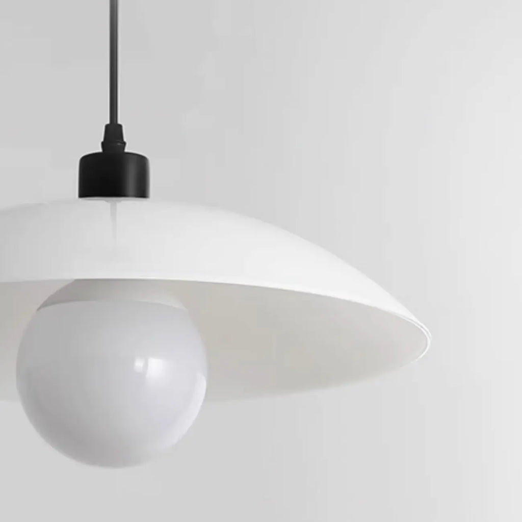 Modern White Glass Adjustable Dining Pendant Lighting