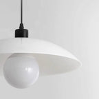 Modern White Glass Adjustable Dining Pendant Lighting
