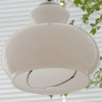 Modern Green Dome Glass Adjustable Pendant Light