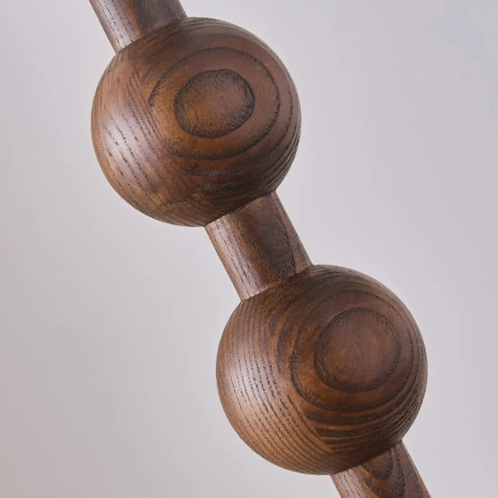 63 Modern Wood Frame Floor Lamp Plug-In for Living Room