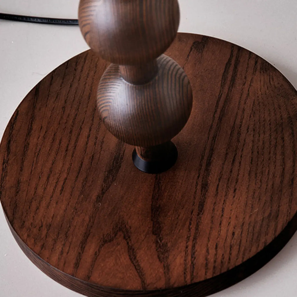 63 Modern Wood Frame Floor Lamp Plug-In for Living Room