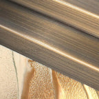 Elegant Bronze Ripple Square Solar Outdoor Post Lights