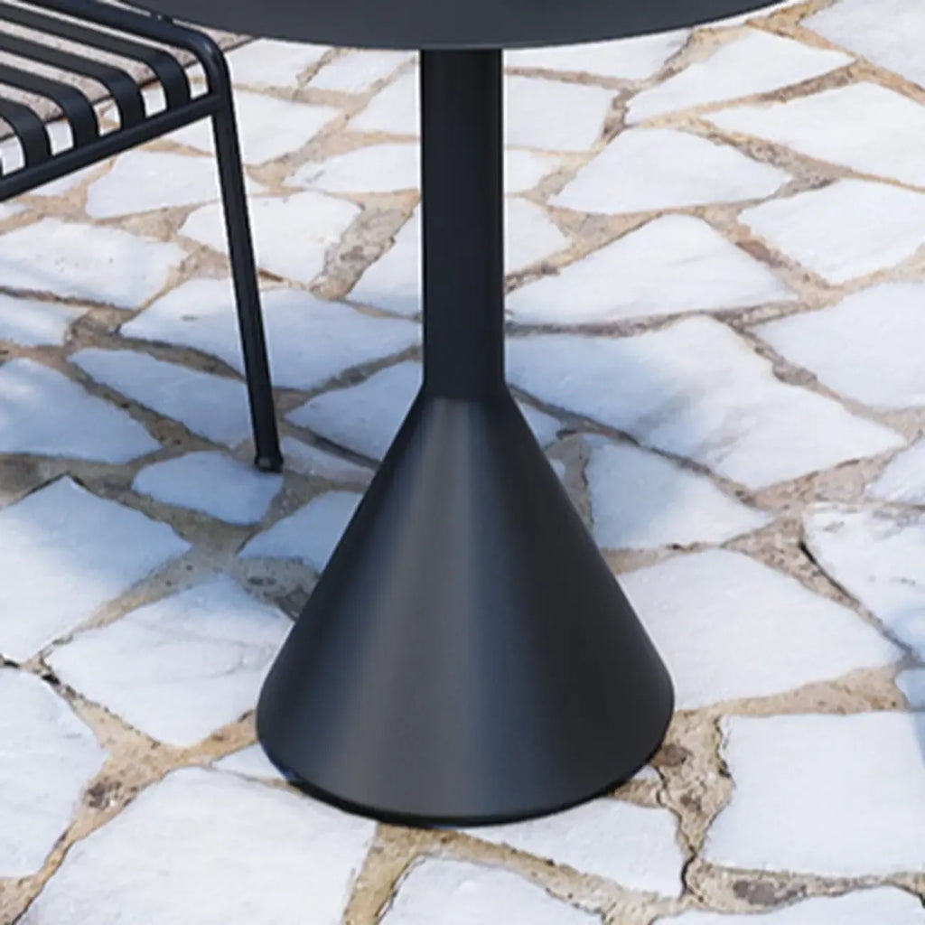Minimalist Black Metal Small Bar Table Outdoor Table