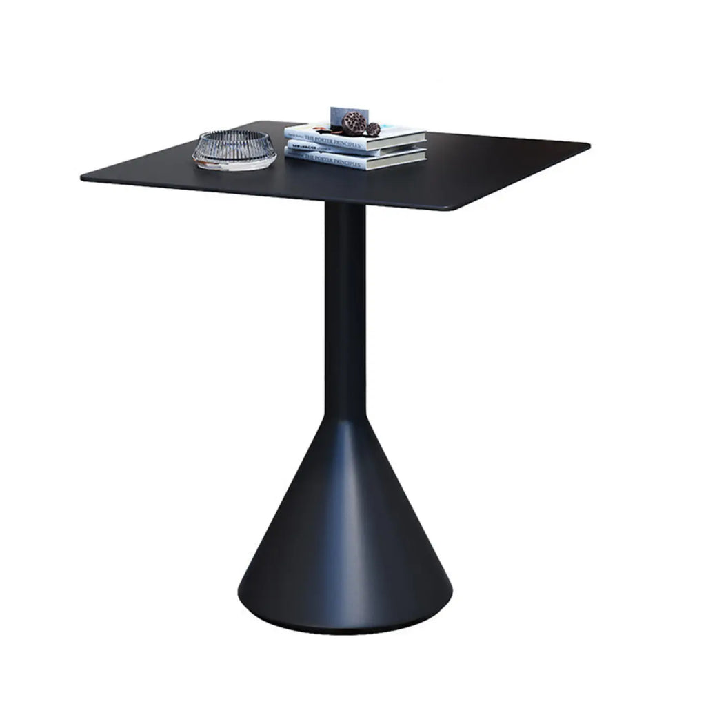 Minimalist Black Metal Small Bar Table Outdoor Table