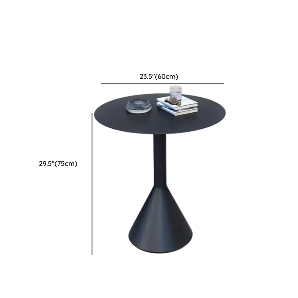 Minimalist Black Metal Small Bar Table Outdoor Table