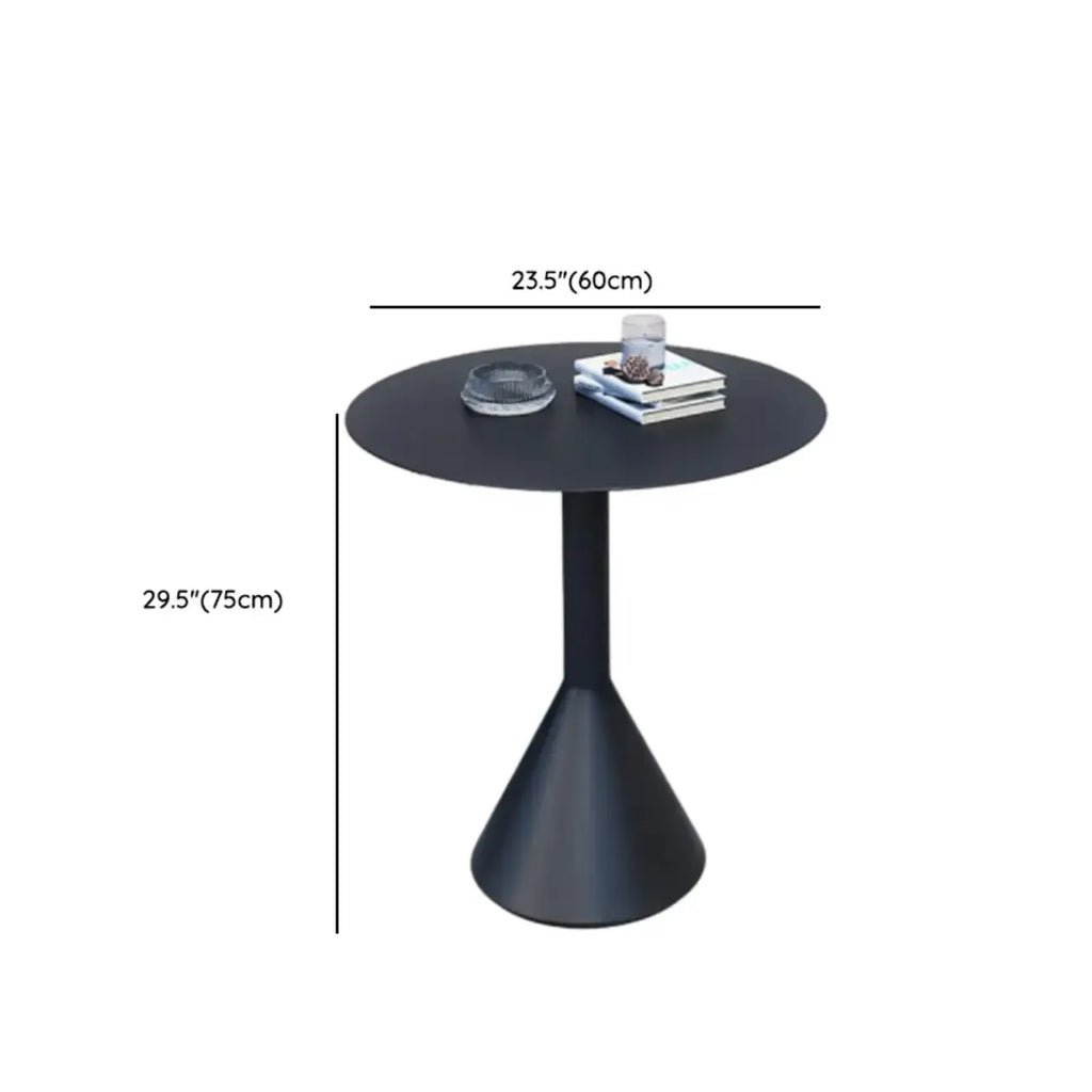 Minimalist Black Metal Small Bar Table Outdoor Table