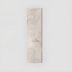 Art Deco 2-Light Curved Solid Alabaster Wall Sconce
