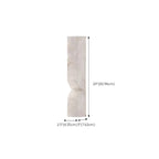 Art Deco 2-Light Curved Solid Alabaster Wall Sconce