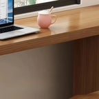 Simplistic Natural Wood 3 Cube Storage Home Bar Table