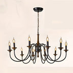 Vintage Metal Classic Candelabra Chandelier Adjustable Height