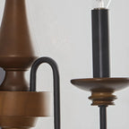 Vintage Metal Classic Candelabra Chandelier Adjustable Height