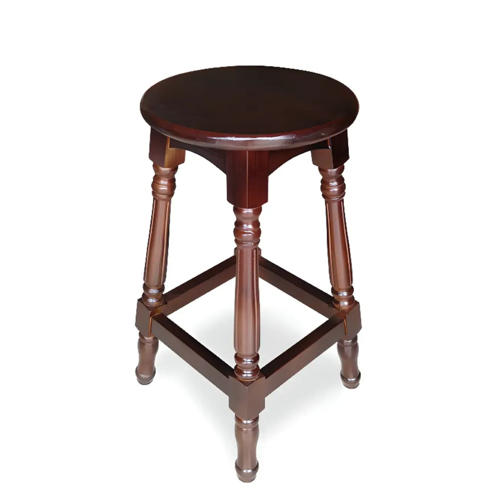 Bar Height Swivel Scandinavian Leather Bar Stools
