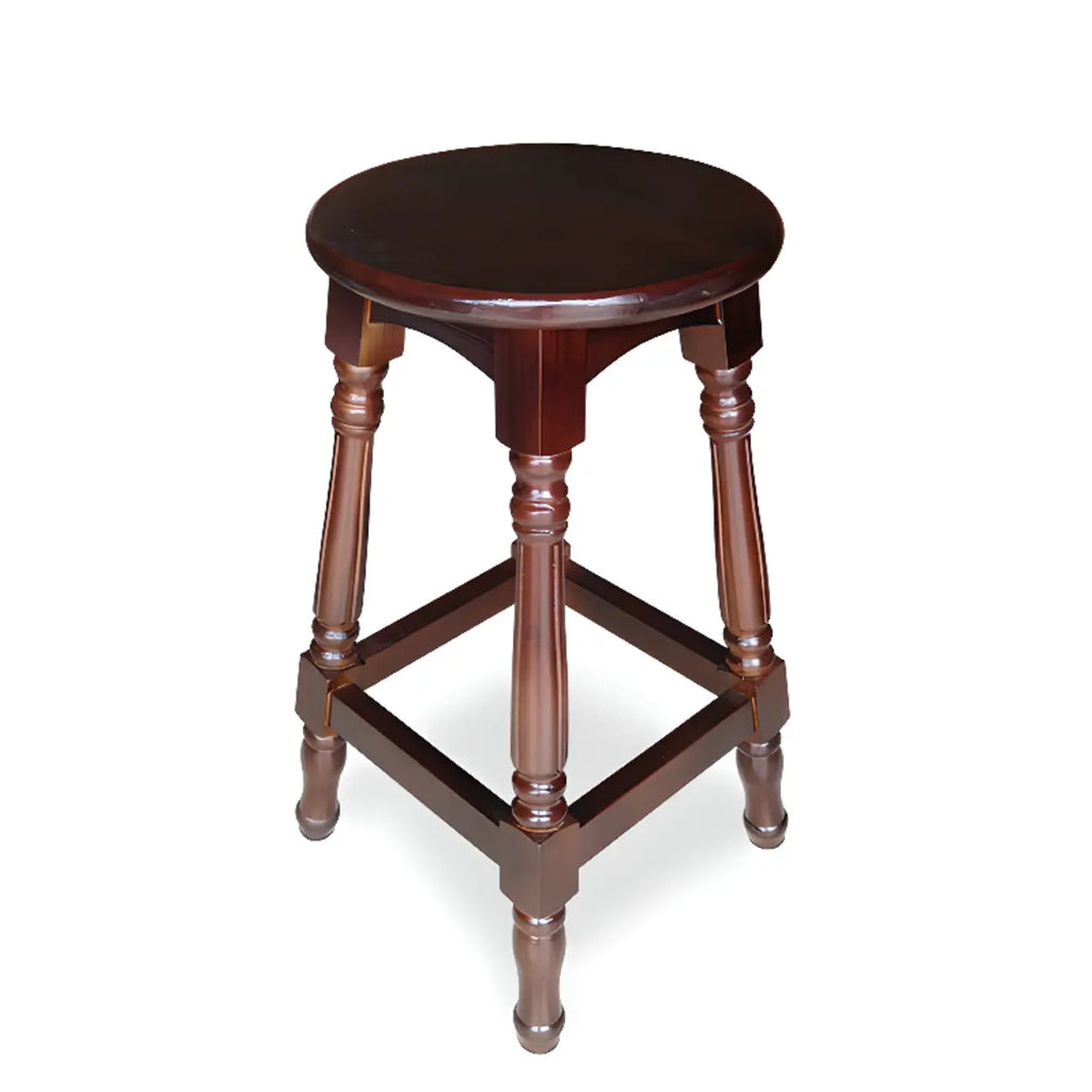 Bar Height Swivel Scandinavian Leather Bar Stools