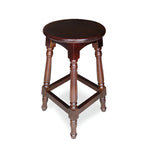 Bar Height Swivel Scandinavian Leather Bar Stools