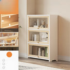 Classic Natural Finish Solid Wood 5-Shelf Display Bookcase