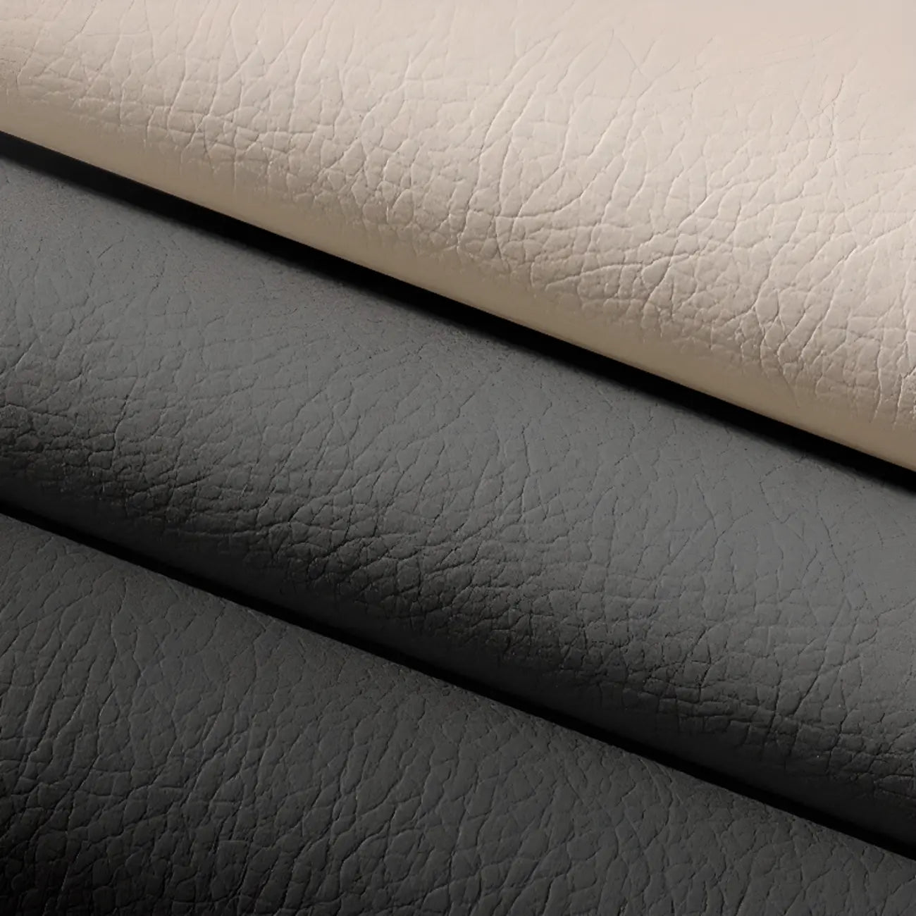 Modern Khaki Leather Adjustable Reclining Office Chair