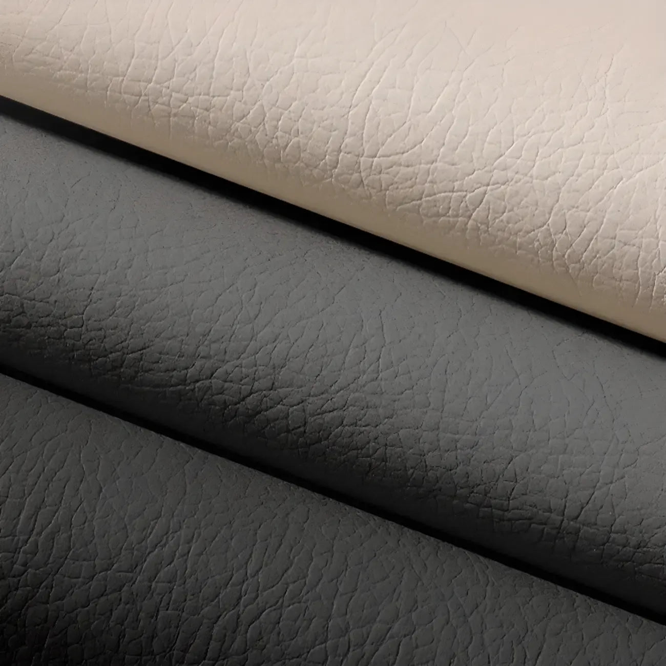 Modern Khaki Leather Adjustable Reclining Office Chair