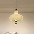 Contemporary 3/5 Lights White Fabric Indoor Pendant Light