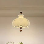 Contemporary 3/5 Lights White Fabric Indoor Pendant Light