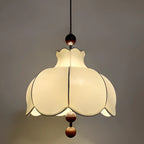 Contemporary 3/5 Lights White Fabric Indoor Pendant Light