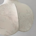 Contemporary 3/5 Lights White Fabric Indoor Pendant Light