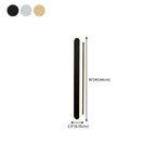 Dimmable Long Strip LED Bedroom Wall Light with Acrylic