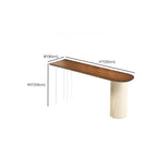 Modern Brown Wood Iron Base Bar Tables for Bistro