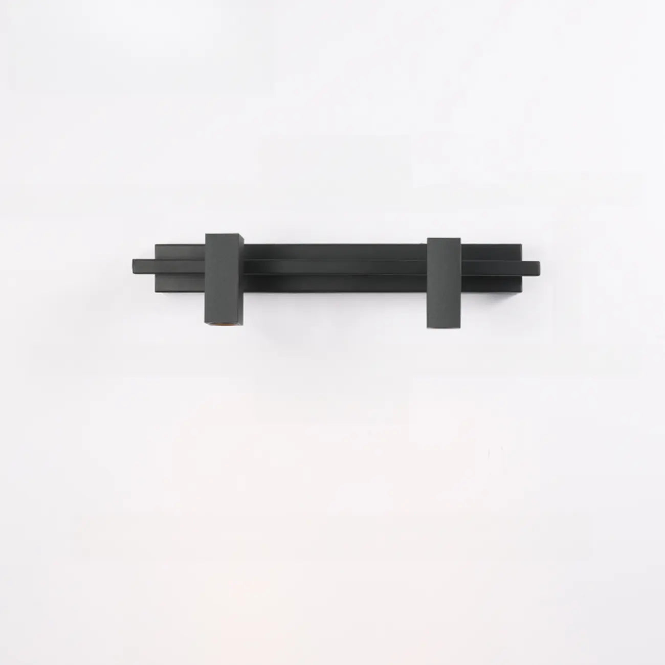 3-Light Rectangle Adjustable Black Vanity Lights