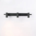 3-Light Rectangle Adjustable Black Vanity Lights