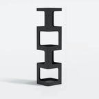 Chic Rotatable 4-Tier Vertical Metal Open Back Bookcase