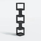 Chic Rotatable 4-Tier Vertical Metal Open Back Bookcase