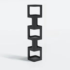 Chic Rotatable 4-Tier Vertical Metal Open Back Bookcase