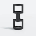 Chic Rotatable 4-Tier Vertical Metal Open Back Bookcase
