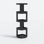 Chic Rotatable 4-Tier Vertical Metal Open Back Bookcase