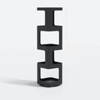 Chic Rotatable 4-Tier Vertical Metal Open Back Bookcase