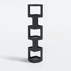 Chic Rotatable 4-Tier Vertical Metal Open Back Bookcase