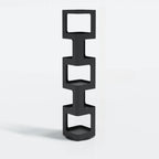 Chic Rotatable 4-Tier Vertical Metal Open Back Bookcase