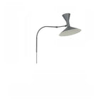 Modern White Plug-In Adjustable Wall Sconce in 2-Light