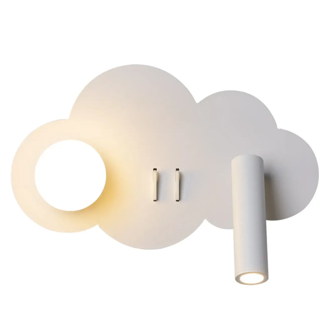 Sleek Adjustable Metal LED Wall Sconce with Acrylic Shade