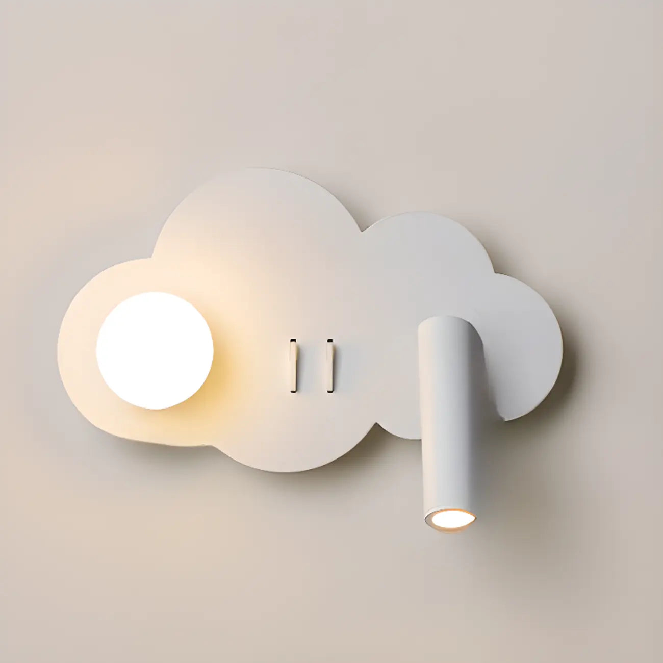 Sleek Adjustable Metal LED Wall Sconce with Acrylic Shade