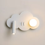 Sleek Adjustable Metal LED Wall Sconce with Acrylic Shade