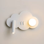 Sleek Adjustable Metal LED Wall Sconce with Acrylic Shade