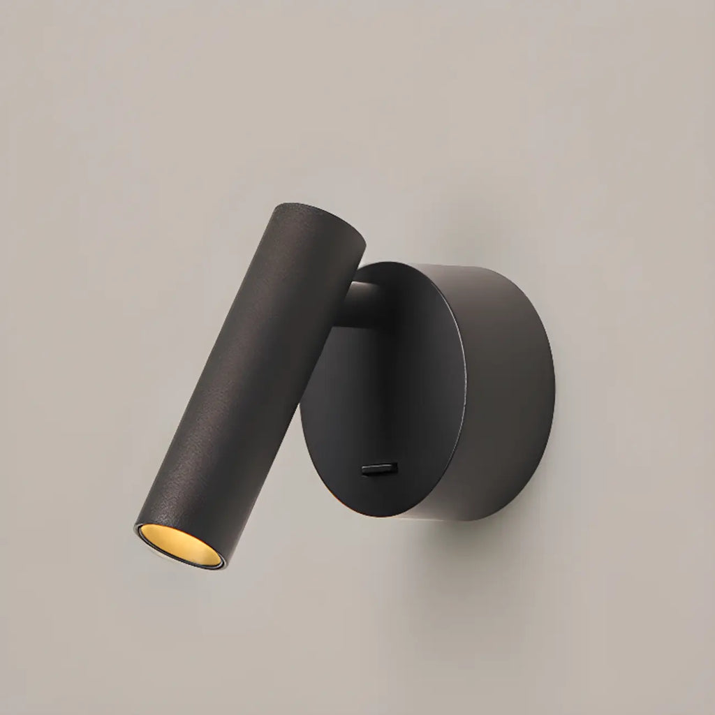 Sleek Adjustable Metal LED Wall Sconce with Acrylic Shade