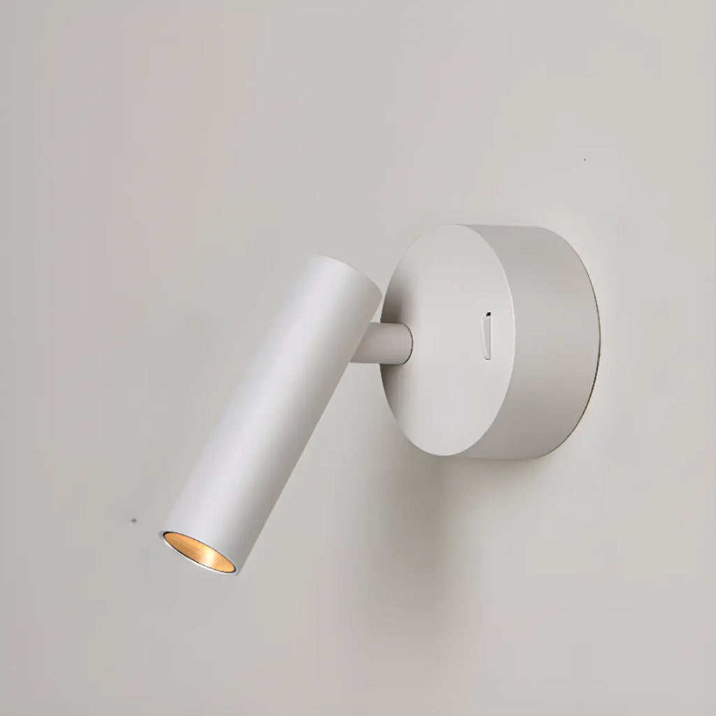 Sleek Adjustable Metal LED Wall Sconce with Acrylic Shade