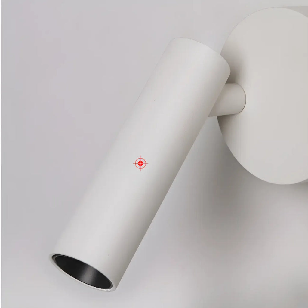Sleek Adjustable Metal LED Wall Sconce with Acrylic Shade