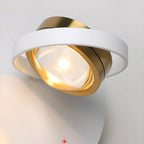 Sleek Adjustable Metal LED Wall Sconce with Acrylic Shade